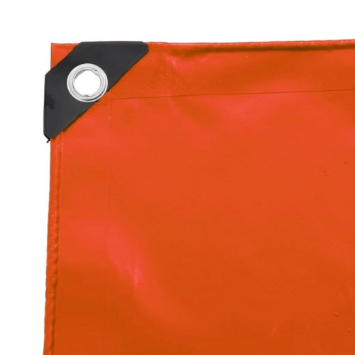 Presenning 650 g/m² - orange 2 × 3 m, lærred med PVC-belægning