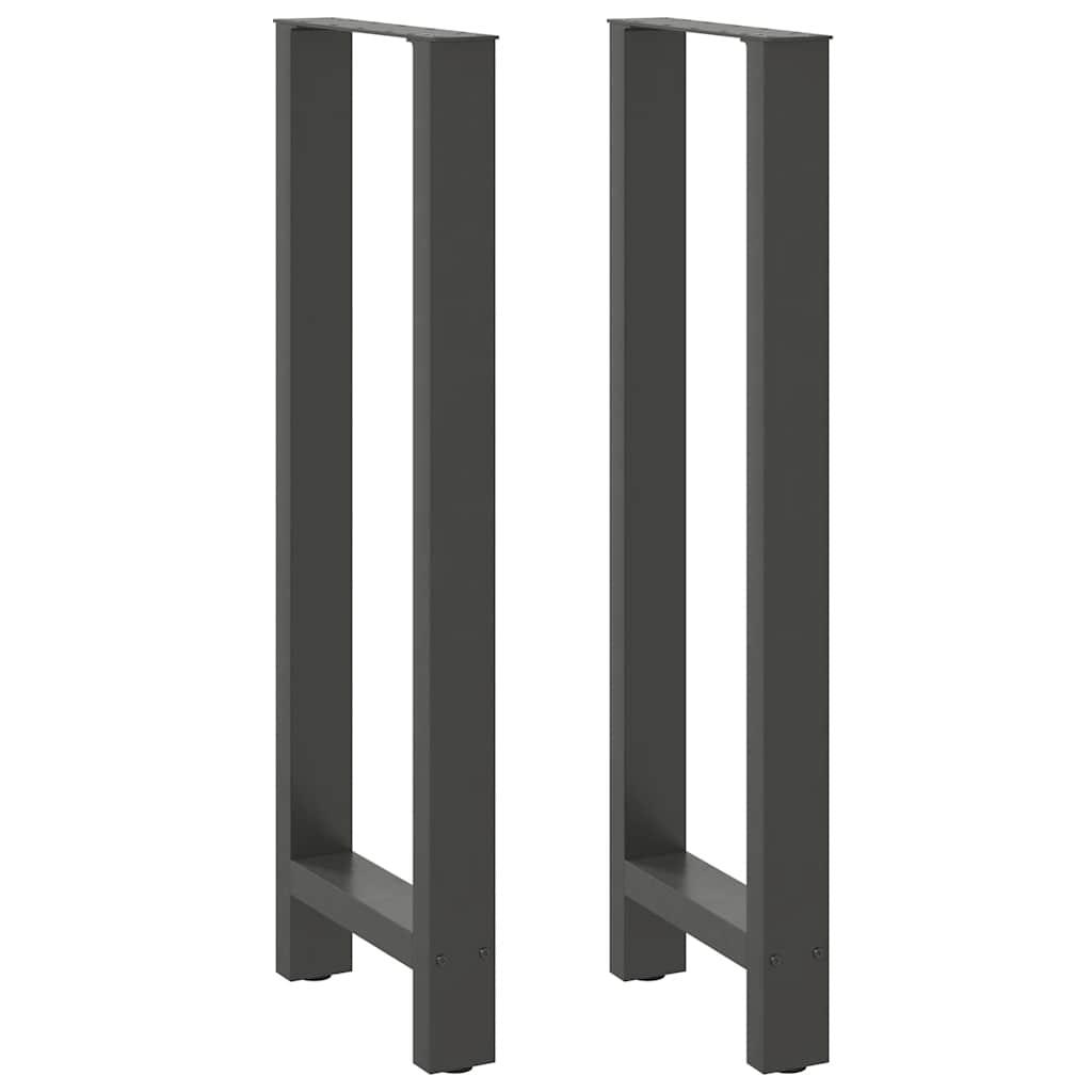 Barbordsben antracit 2 stk. 40x(110-111) cm stÃ¥l