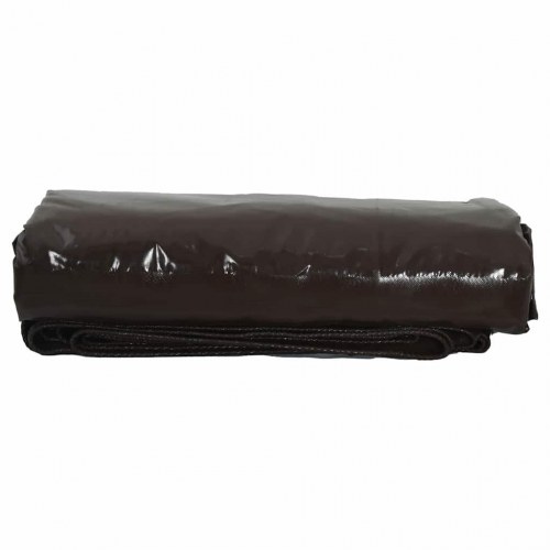 Presenning 650 g/m² - brun 2,5 × 3,5 m i lærred med PVC-belægning
