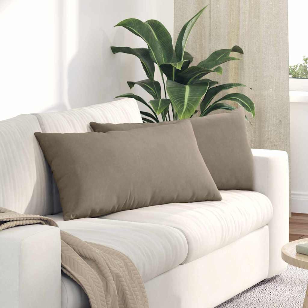 Sofa puder Gråbrun