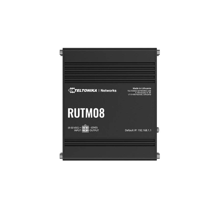 Router Gigabit Ethernet - Teltonika RUTM08 (kablet, sort) billede