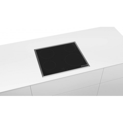 Indbygningskogeplade Bosch Serie 4 PKE645BB2E – sort keramisk, 60 cm, 4 zoner