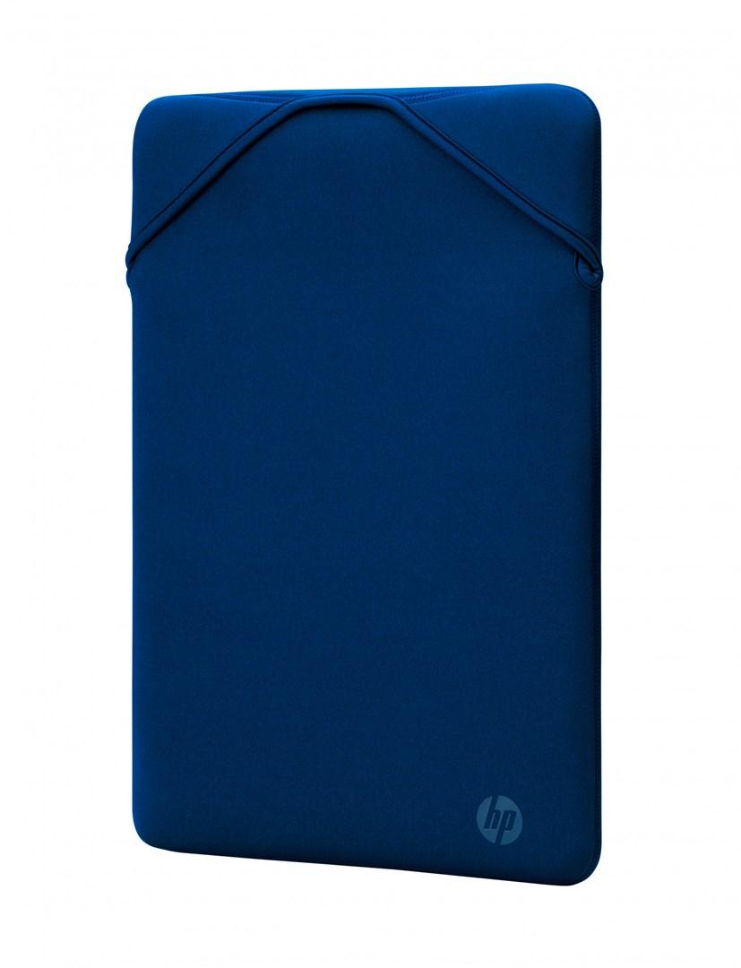 Computertaske sleeve HP vendbar 14,1" - blå/sort neopren billede