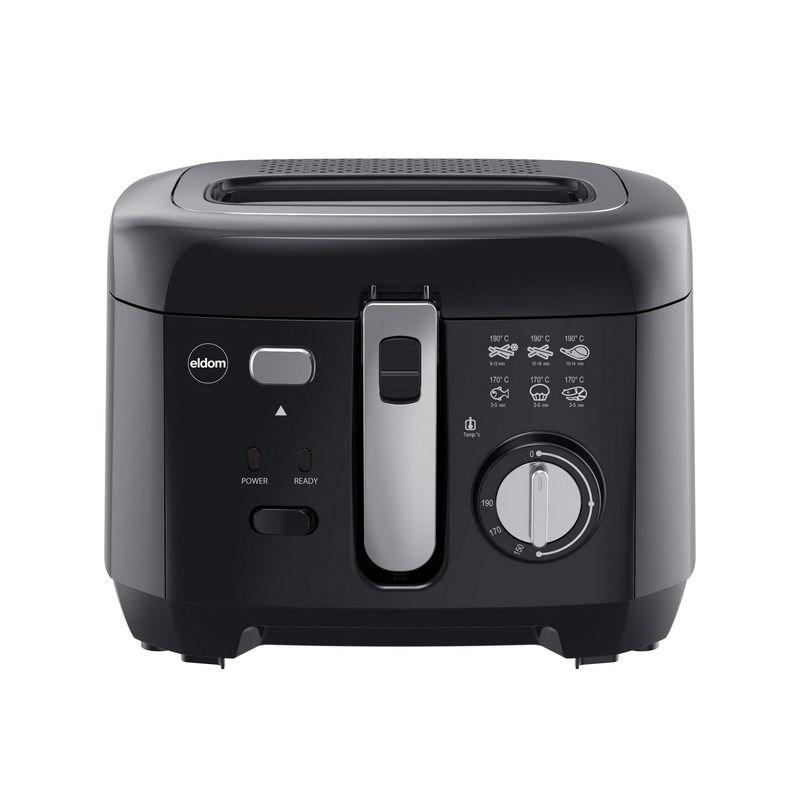 Frituregryde ELDOM FREET 2,5 l - 400 g pommes, temperaturregulator, aftagelig oliebeholder, sort