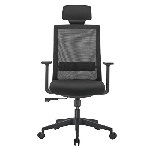 Kontorstol ergonomisk høj ryg – Ergo Office ER-425, sort, 150 kg