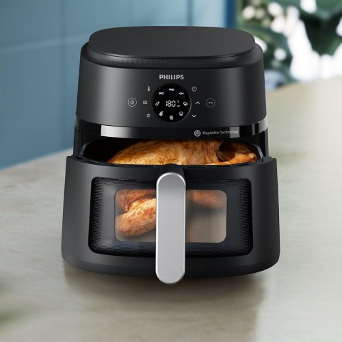 Airfryer - Philips 2000 Series NA231/00, 6,2 l (sølv)