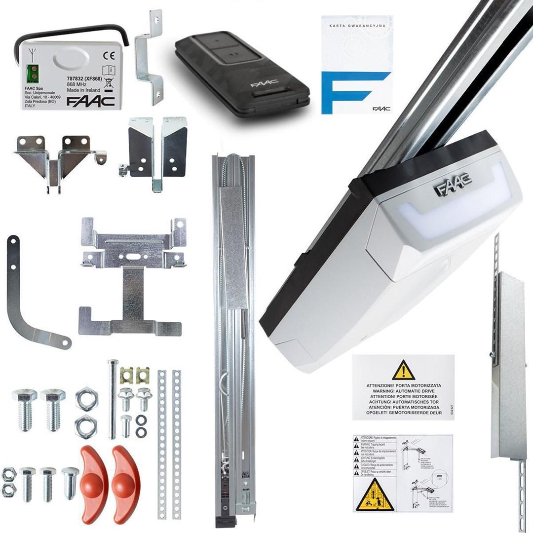 Garageportåbner FAAC D700HS FDS sæt – 3 m skinne