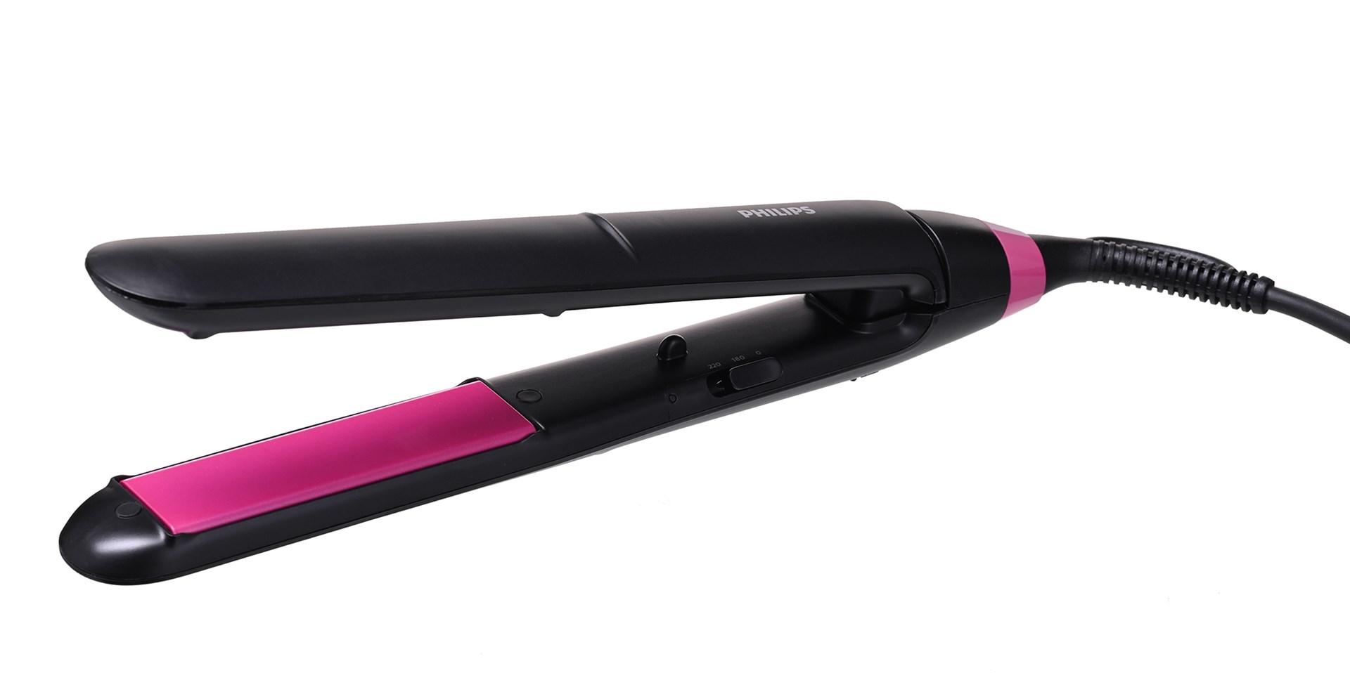 Glattejern Philips Essential ThermoProtect - sort/lyserød billede