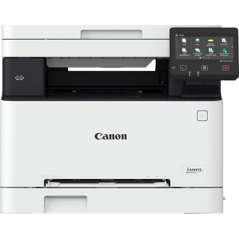 Laserprinter farve A4 - Canon i-SENSYS MF651Cw Wi‑Fi all‑in‑one