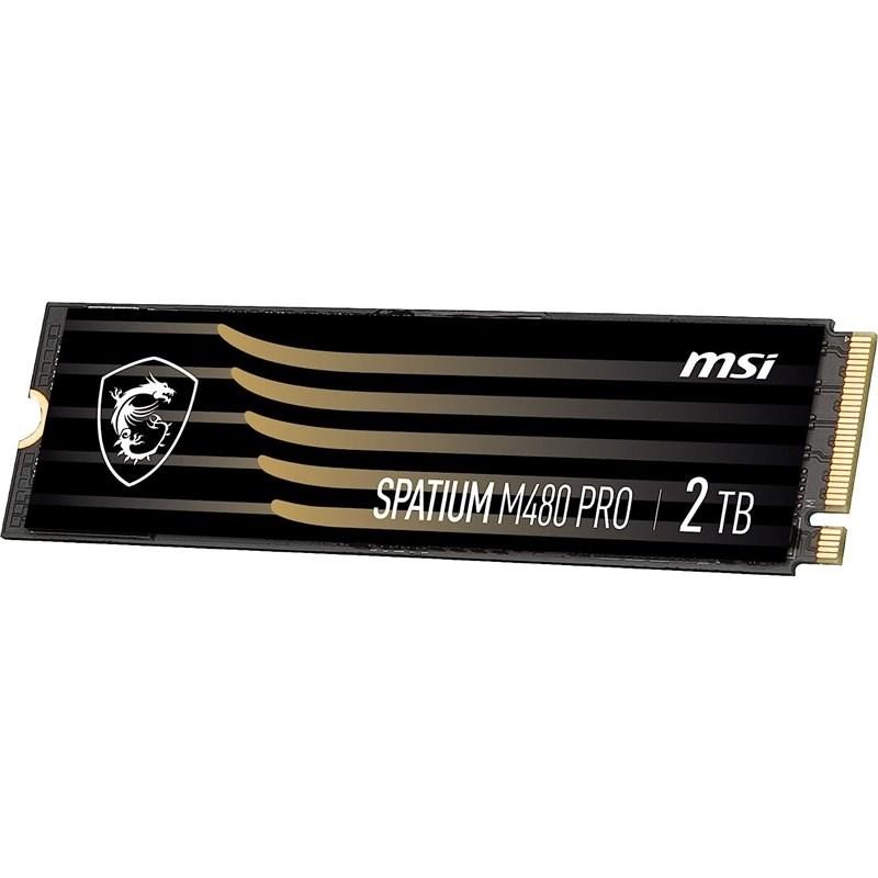 MSI SPATIUM Solid state-drev M480 PRO 2TB M.2 PCI Express 4.0 x4 (NVMe)