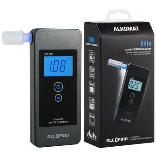 Alkometer ALCOFIND Elite – alkoholtester 0,00–5,00 ‰