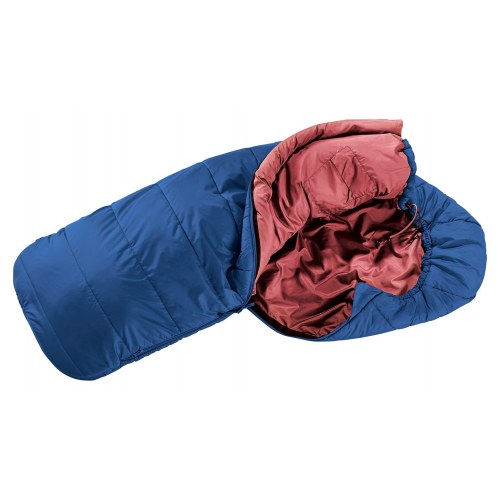 Sovepose til børn Deuter Starlight (130-170 cm) - nightblue/redwood