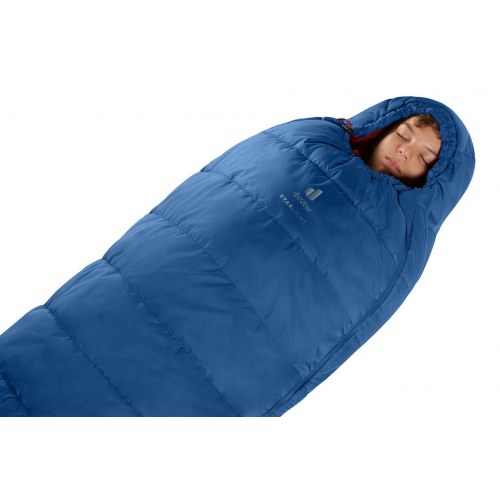 Sovepose til børn Deuter Starlight (130-170 cm) - nightblue/redwood