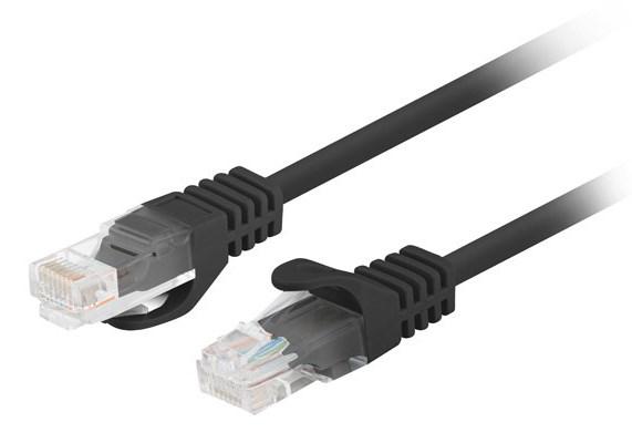 Netværkskabel Cat6 2 m - Lanberg, U/UTP, RJ45, sort billede