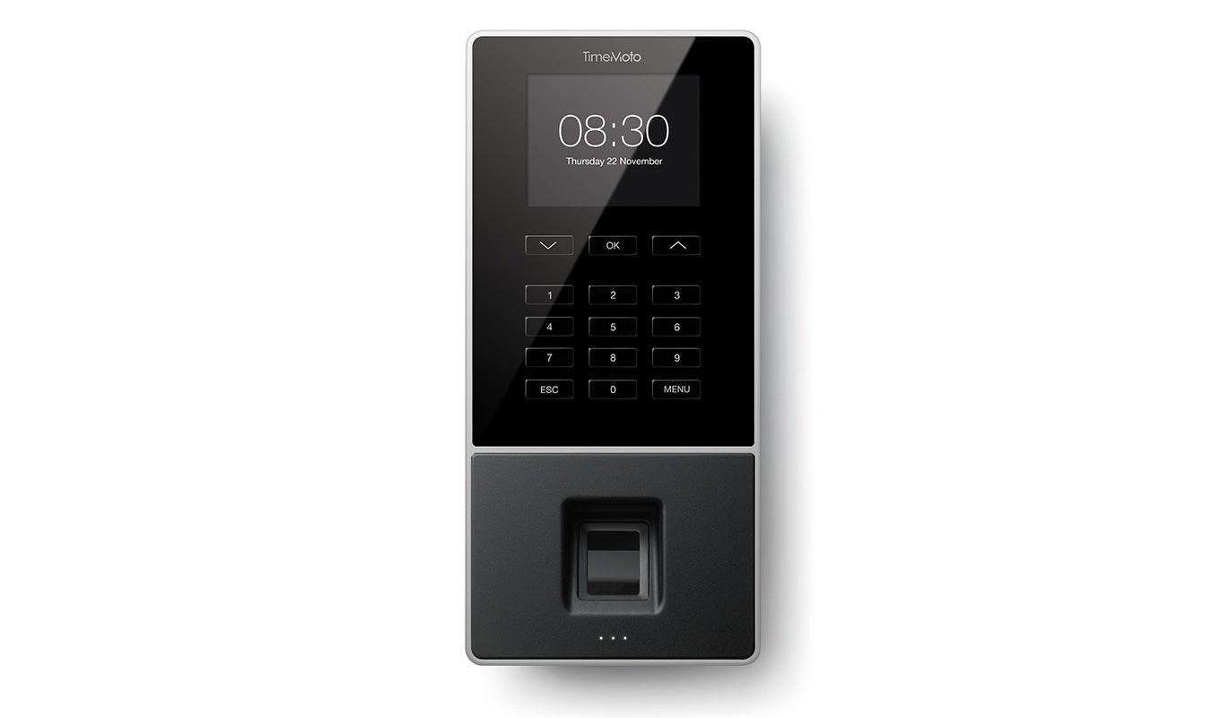 Tidsregistrering terminal Safescan TimeMoto TM-626 - sort, fingeraftryk, RFID, pinkode, Wi‑Fi/LAN, TFT billede