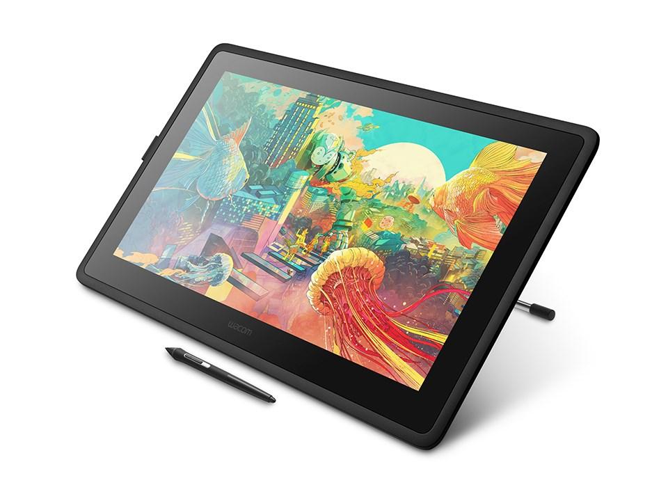 Tegneplade med skærm Wacom Cintiq 22 – sort, USB
