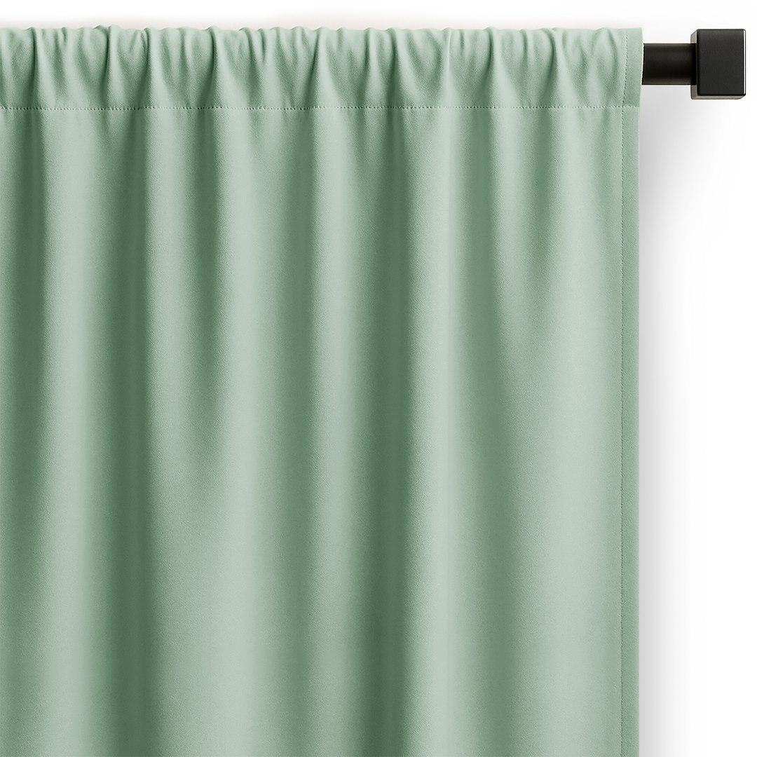 Mørklægningsgardin RESTILO CARLI - mintgrøn, 140×270 cm