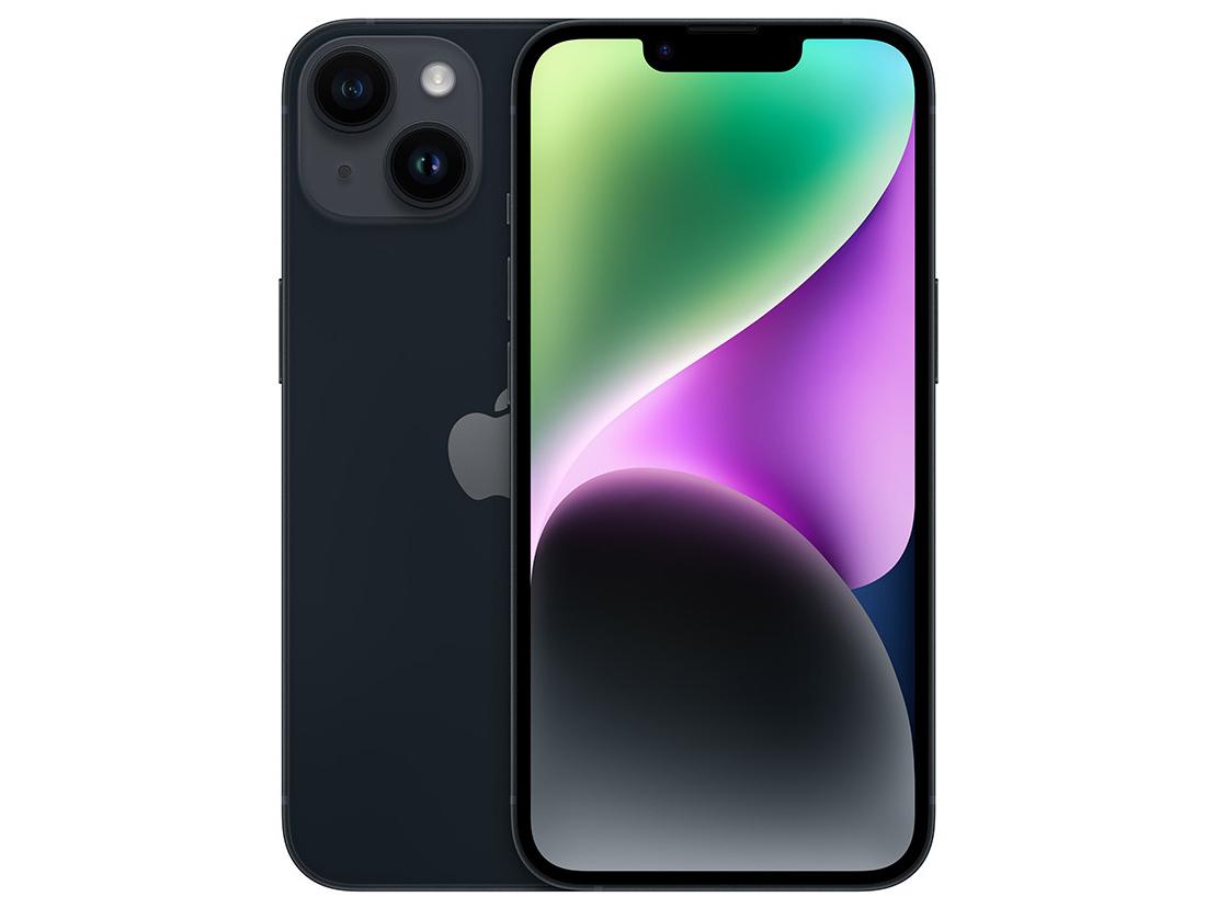 Apple iPhone 14 6,1" 128 GB - Midnat - (RENOVERET) billede