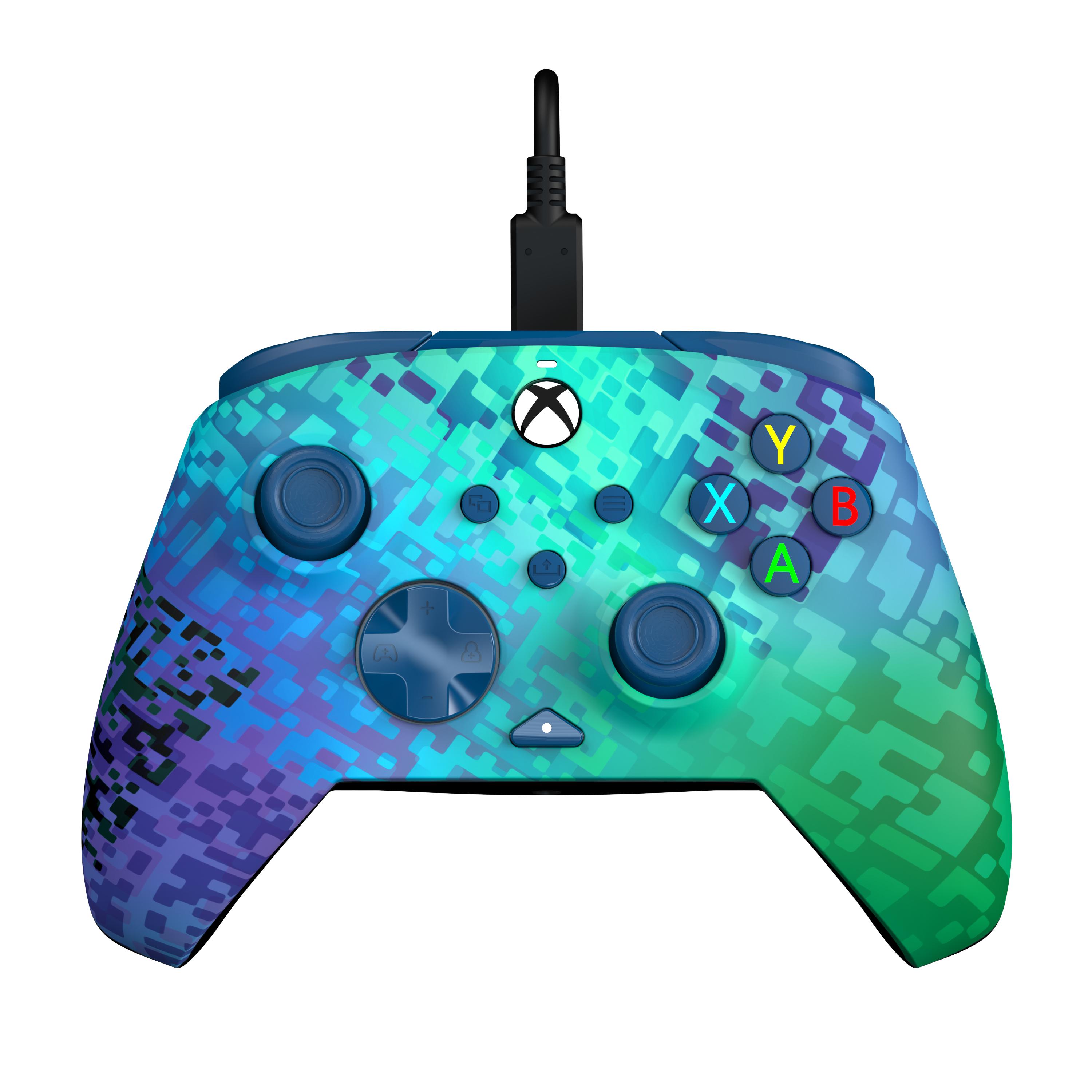 Spilcontroller til Xbox og PC - PDP Rematch Advanced (sort/grøn, USB-C) billede