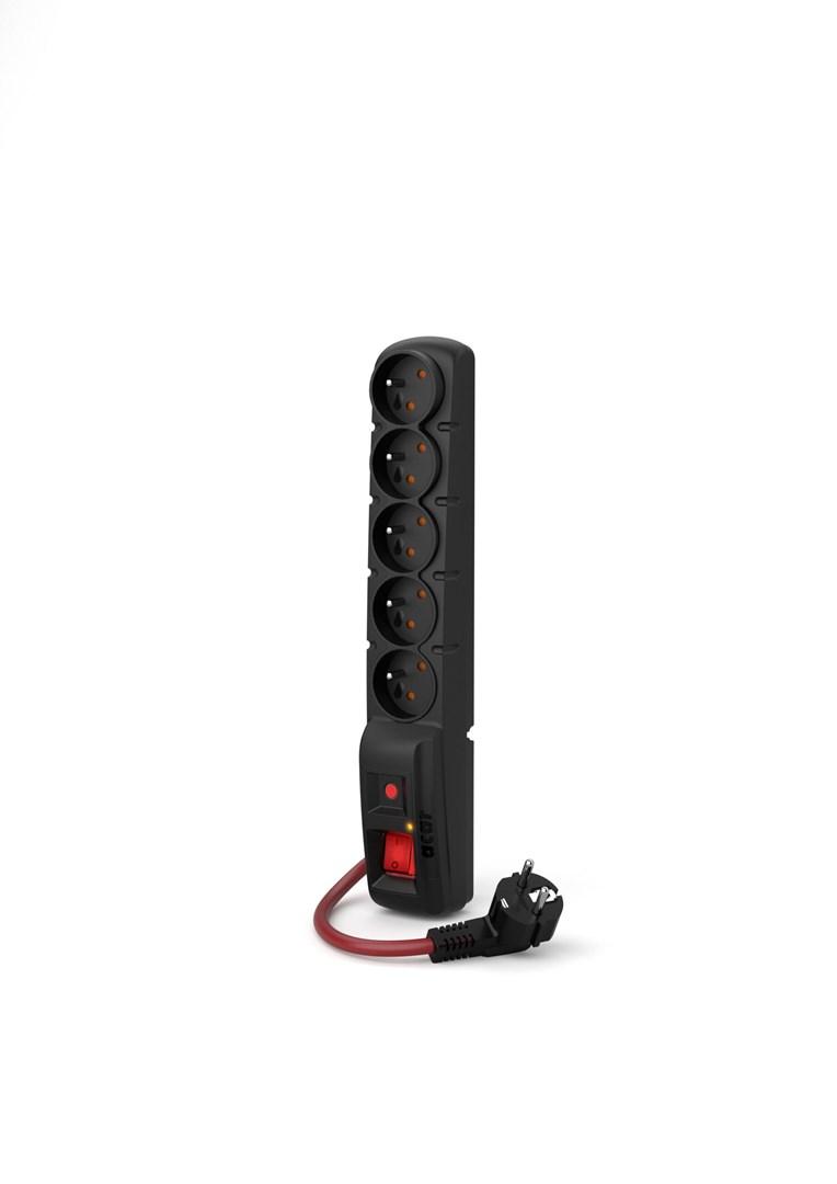 Listwa zasilajaca Acar F5 Power 16A (1 5m ; czarny)
