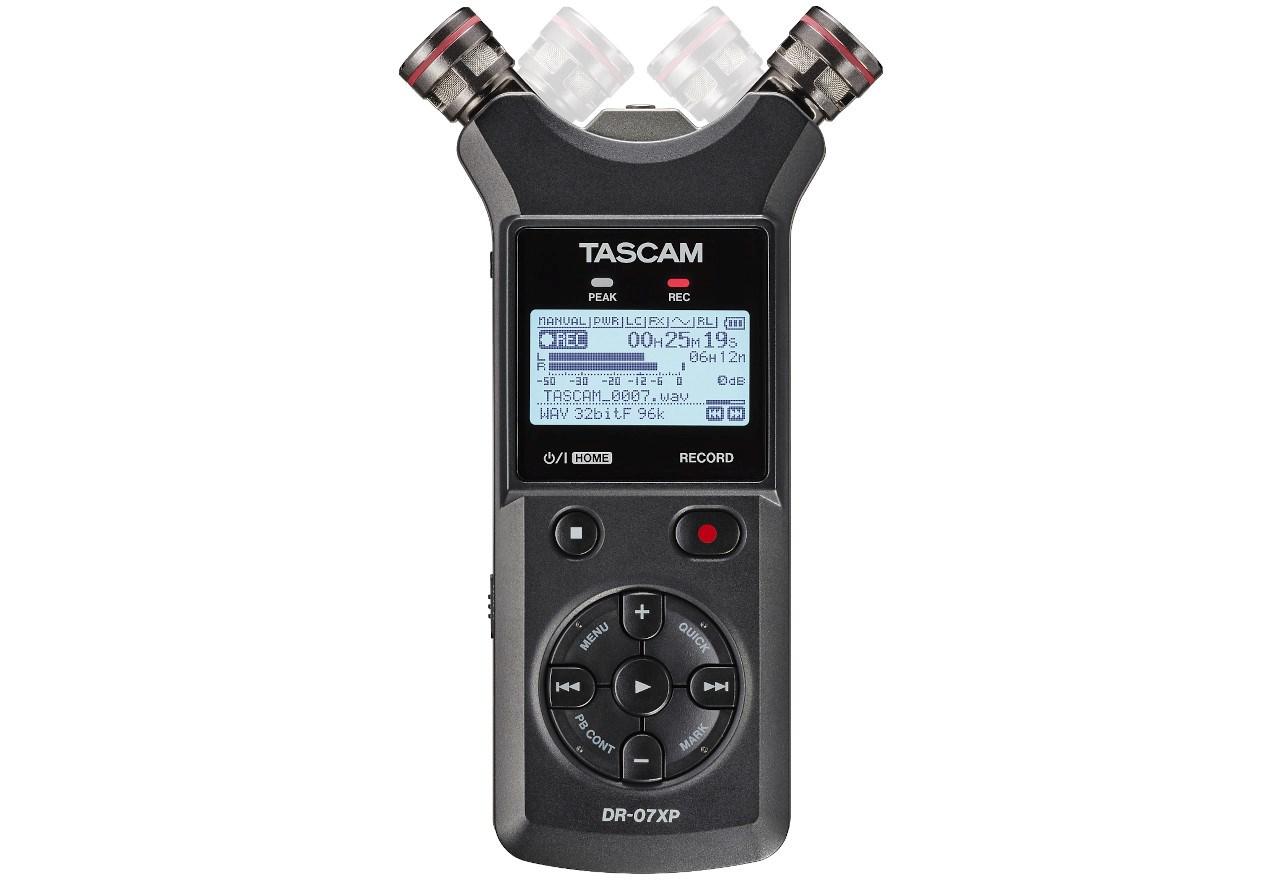 Diktafon Tascam DR-07XP - bærbar digital optager med USB billede