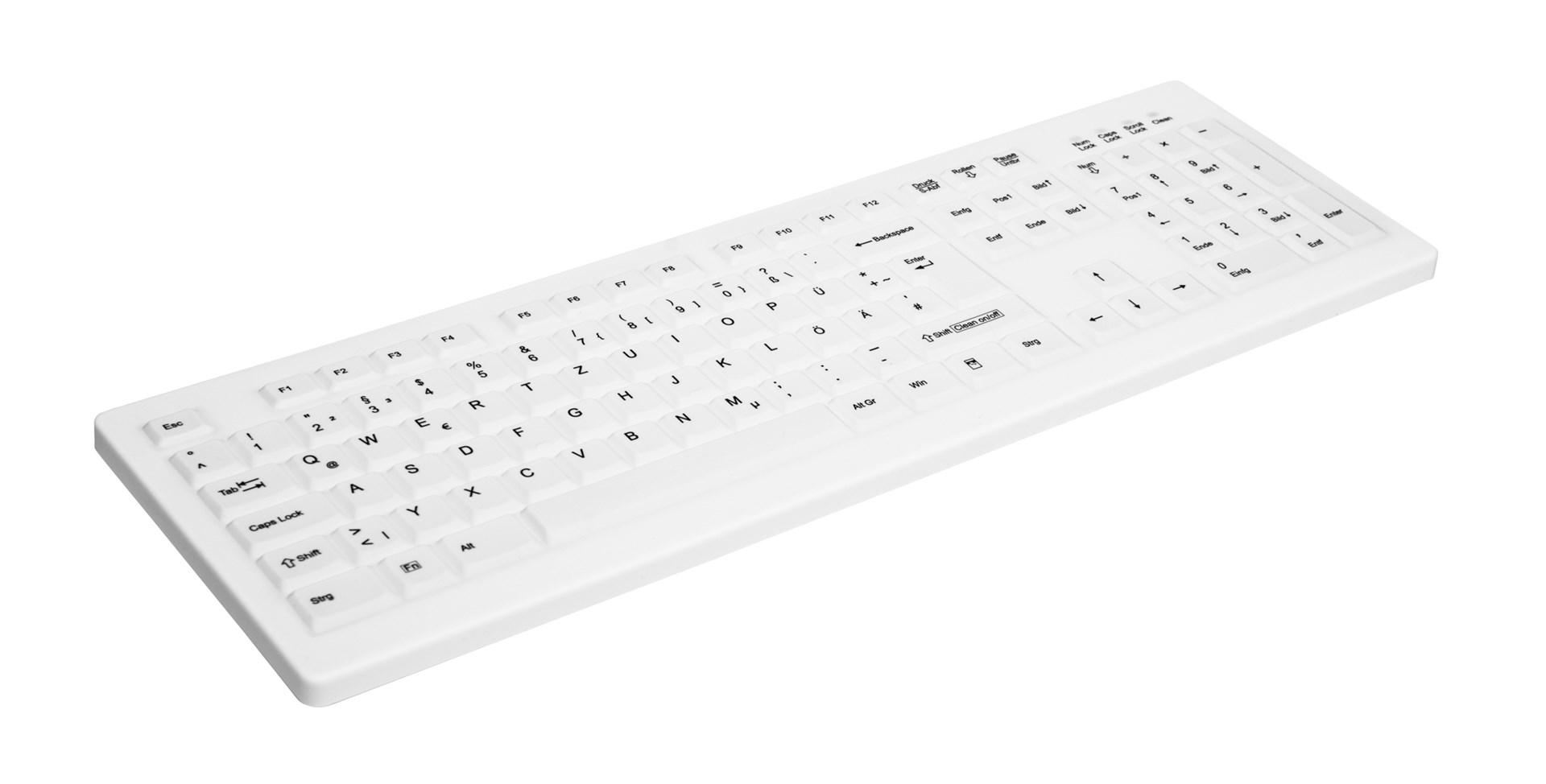 Tastatur Cherry Active Key AK-C8100F - medicinsk USB QWERTZ (tysk) - hvid billede
