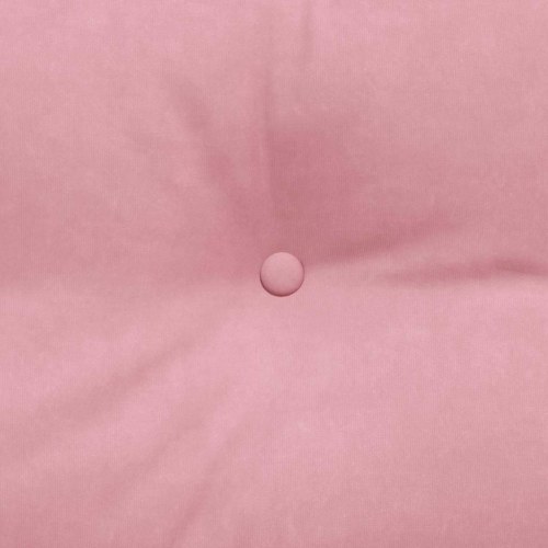 Rygpude Lyserød 200 x 24 x 50 cm Fløjl