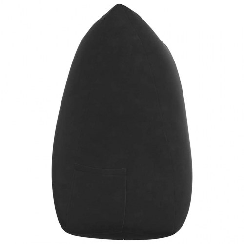 Rygpude Sort 140 x 24 x 50 cm Fløjl