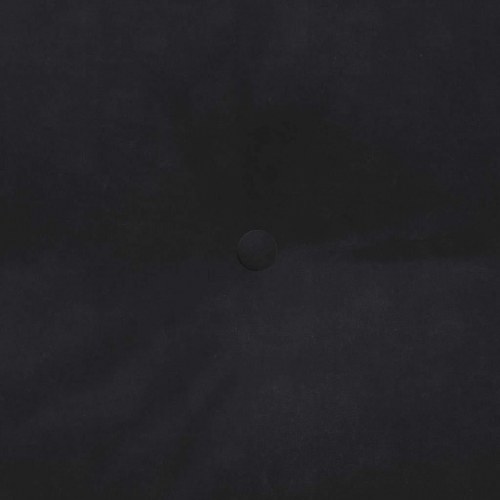 Rygpude Sort 140 x 24 x 50 cm Fløjl