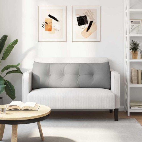 Rygpude Skygrå 140 x 24 x 50 cm Stof