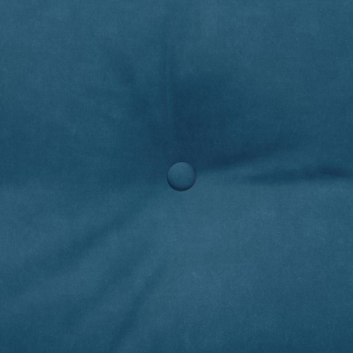 Rygpude Blå 140 x 24 x 50 cm Fløjl