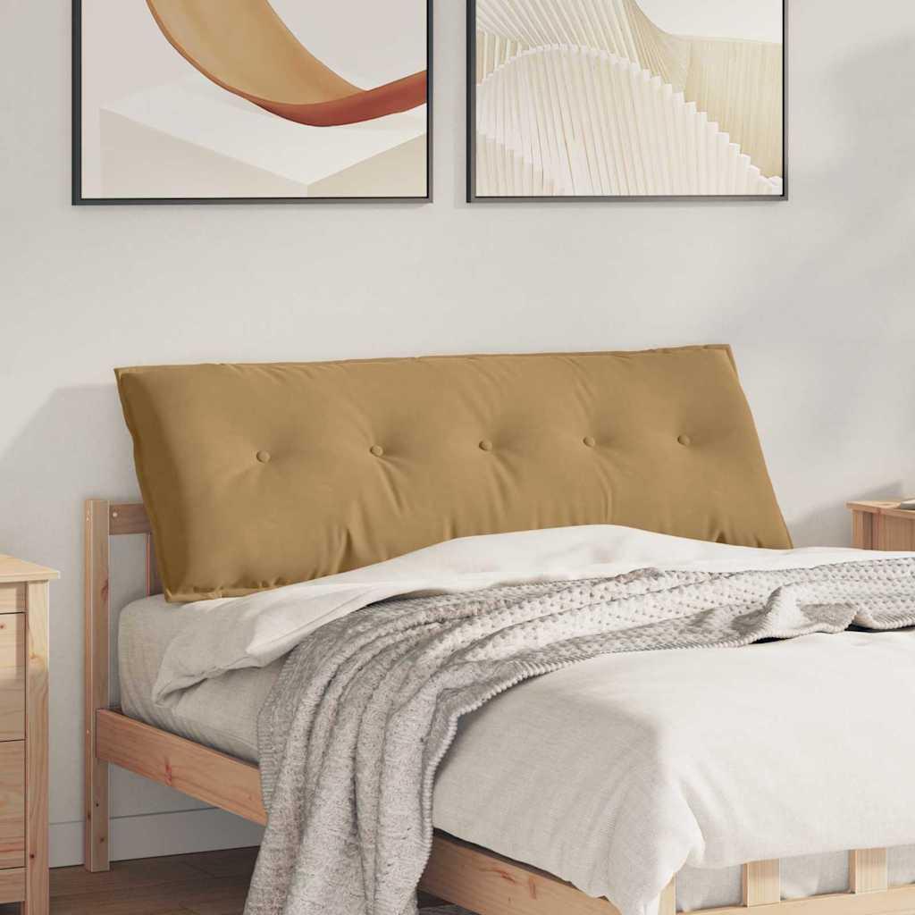 Rygpude Brun 140 x 50 cm Velourstof