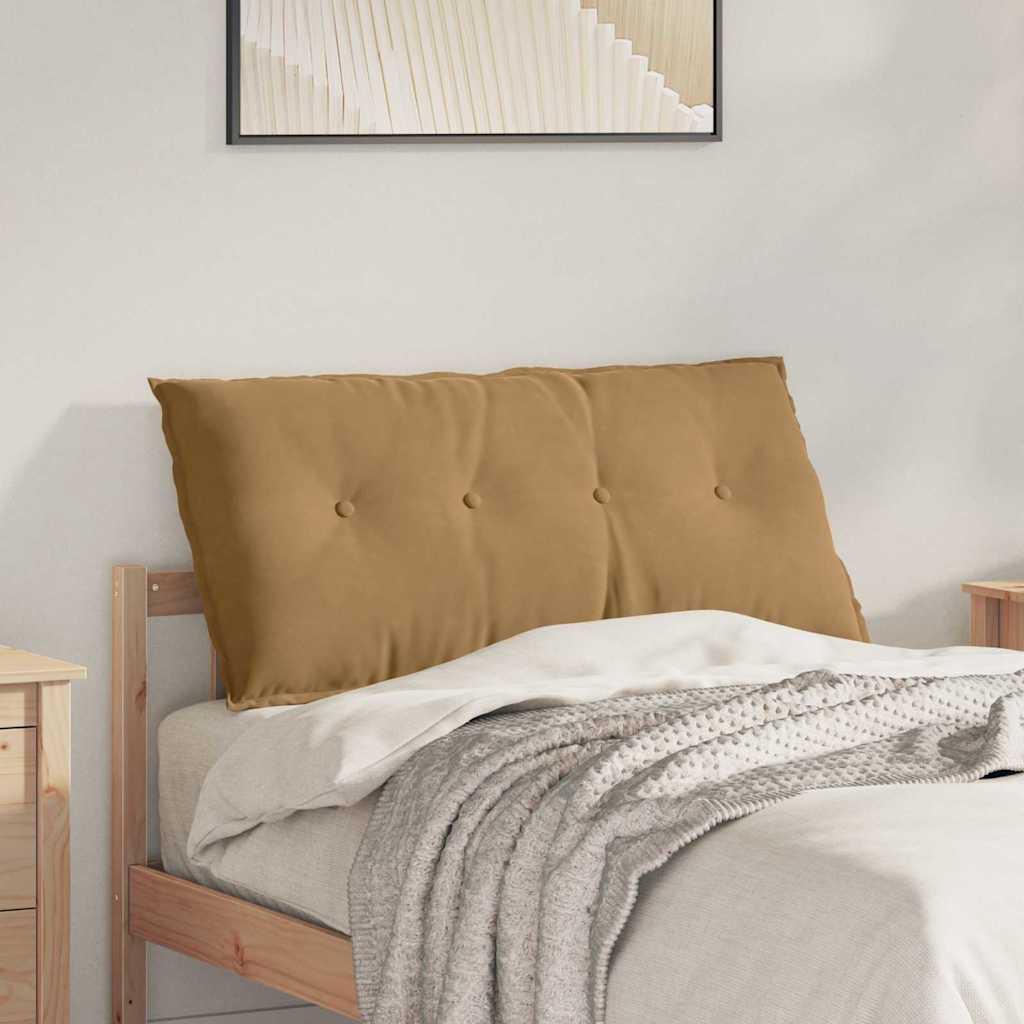 Rygpude Brun 100 x 50 cm Velourstof