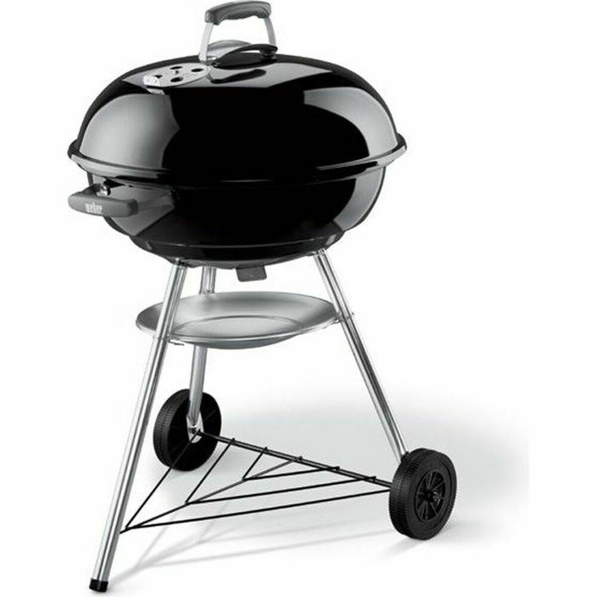 Kulgrill Weber Compact - sort, glaseret stål