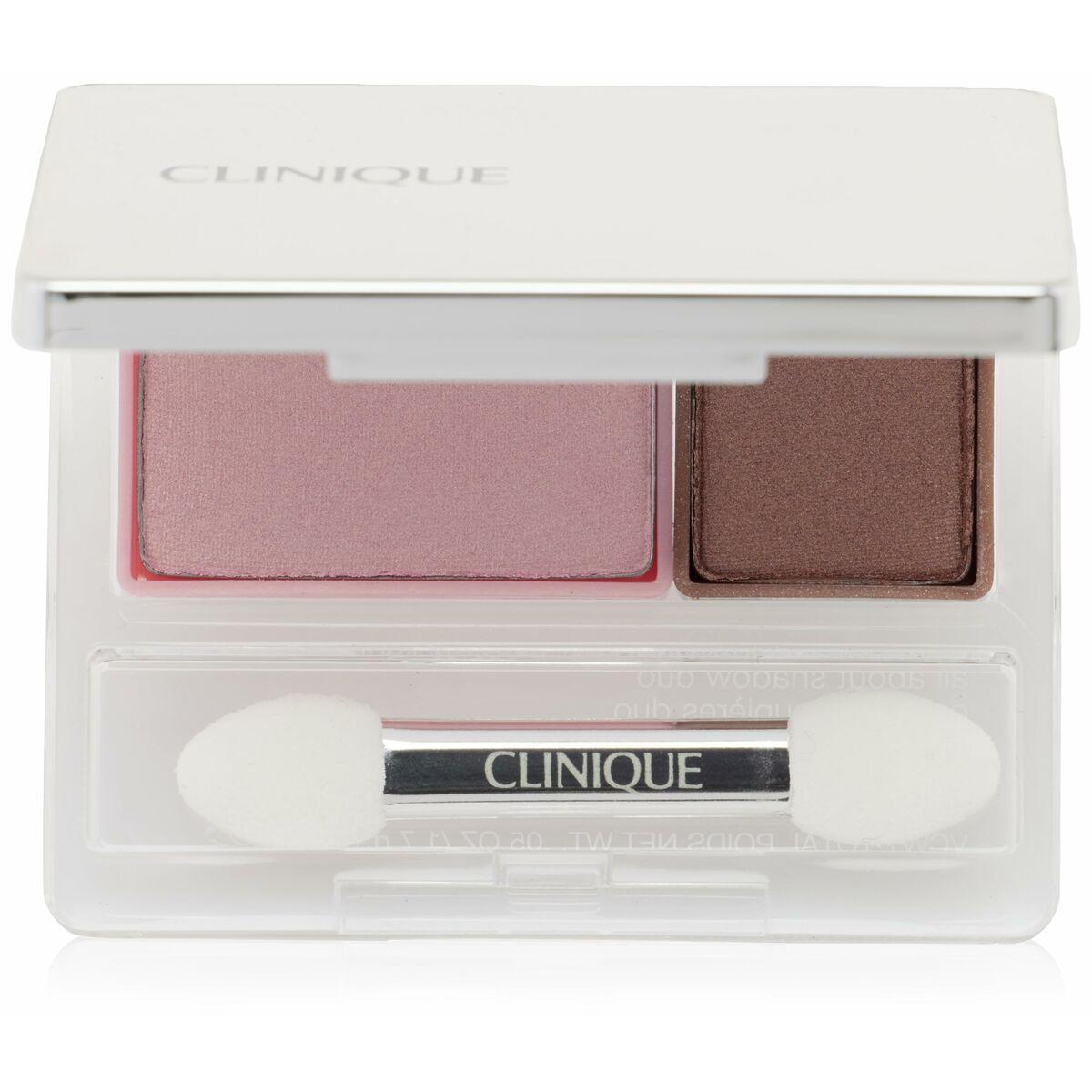 Øjenskygge duo Clinique All About Shadow - brun/rosa