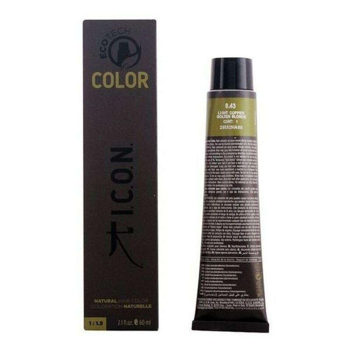 Hårfarve I.c.o.n. Ecotech Color 8.43 Light Copper Golden Blonde 60 ml