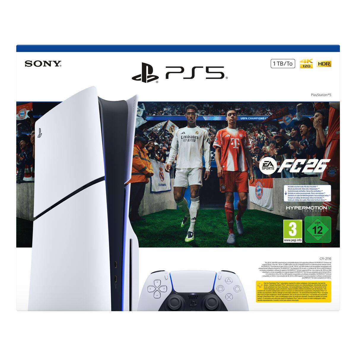 Spillekonsol Playstation 5 Sony Ps5 Med 1 Tb Ssd Hvid
