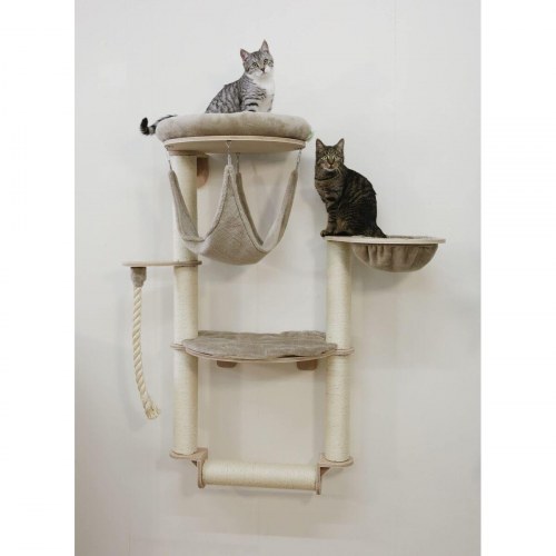 Kattetræ til væg - Kerbl kradsebræt og klatrehylder