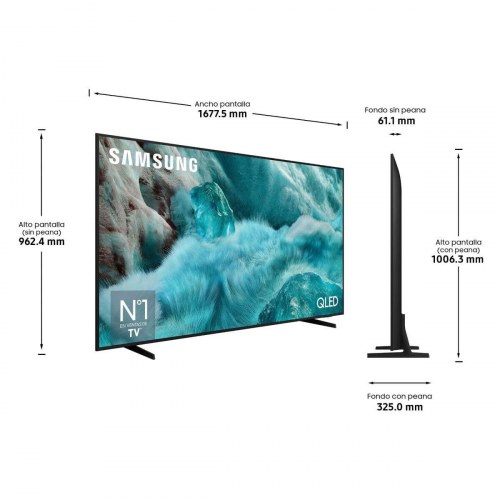 Smart TV Samsung 75" QLED 4K Ultra HD HDR (TQ75Q7F)