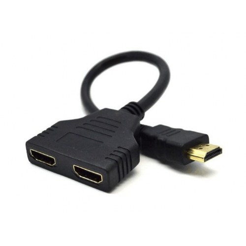HDMI splitterkabel – Gembird, 1× han til 2× hun, sort