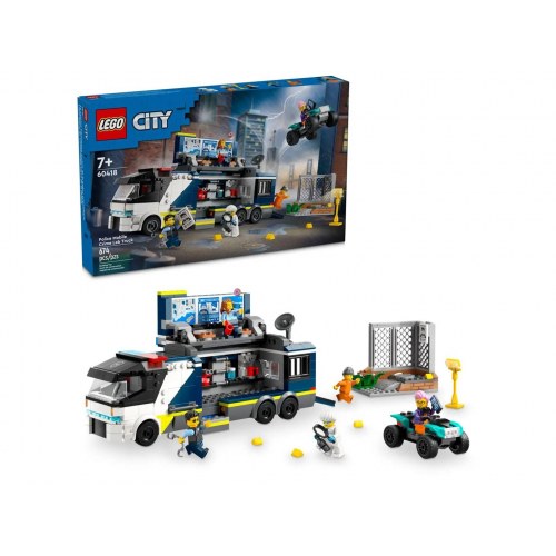 LEGO City politiets mobile kriminaltekniske lastbil (60418)