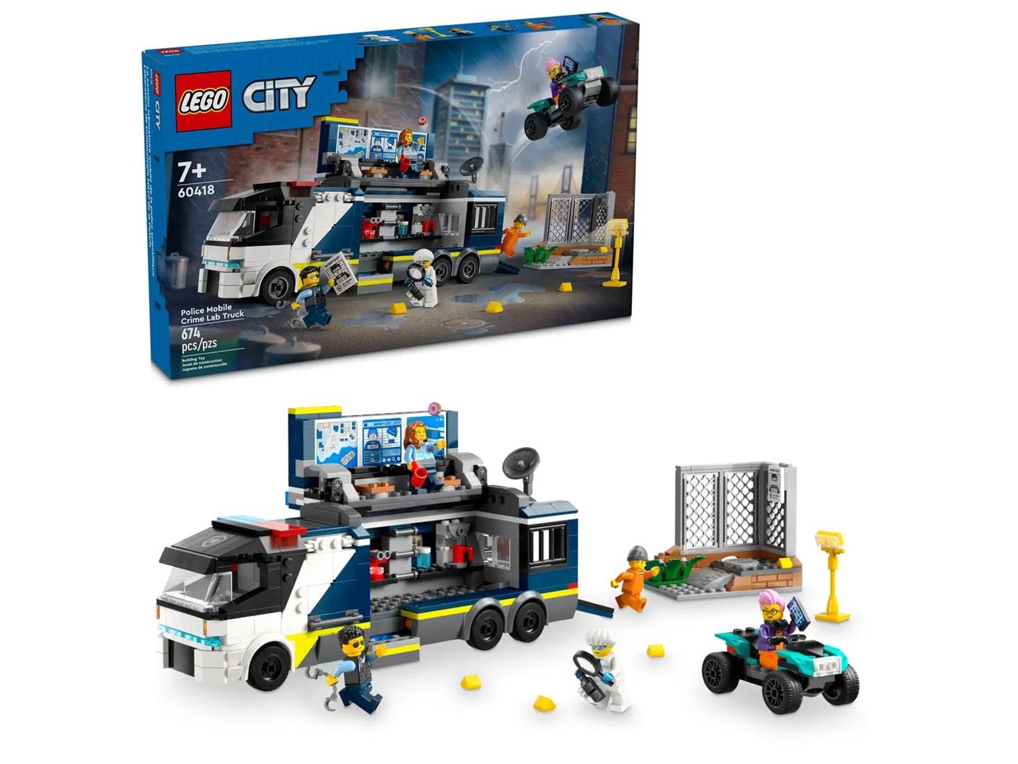 LEGO City politiets mobile kriminaltekniske lastbil (60418)