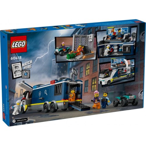 LEGO City politiets mobile kriminaltekniske lastbil (60418)