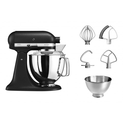 Køkkenmaskine KitchenAid Artisan 4,8 l – 300 W – Støbejerns-sort