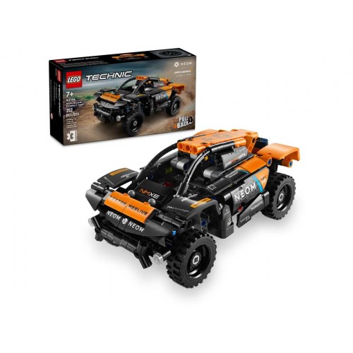 LEGO Technic 42166 NEOM McLaren Extreme E Team – træk-op racer (252 dele)