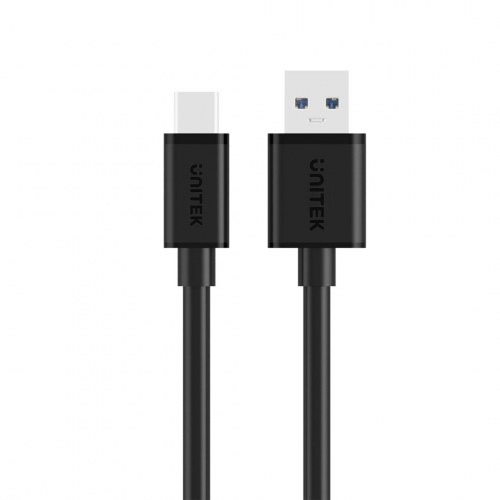 USB-C kabel 1 m – UNITEK USB-A til USB-C, USB 3.2 Gen 1, sort