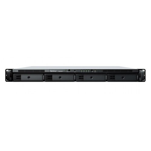NAS server rack 1U Synology RackStation RS822RP+ – AMD Ryzen Embedded, 4-bay, redundant PSU