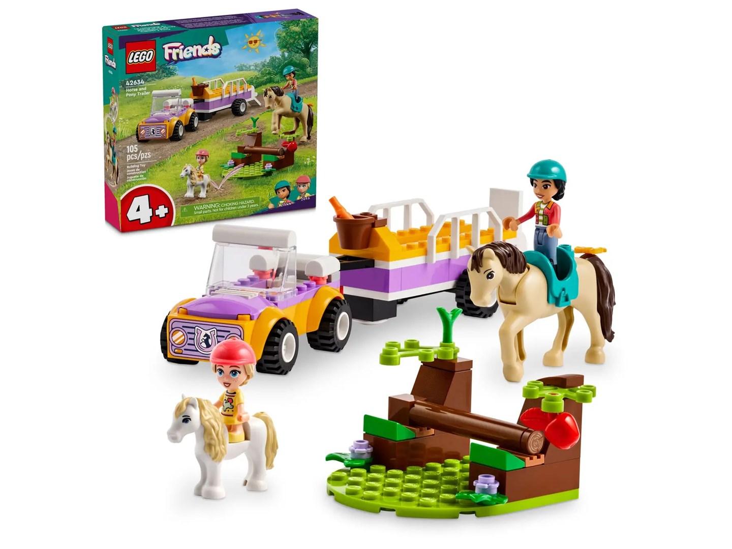LEGO Friends heste- og ponytrailer (42634) – byggesæt 4+