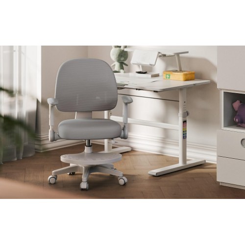 Kontorstol til børn MARK ADLER Junior 5.0 – grå, drejestol