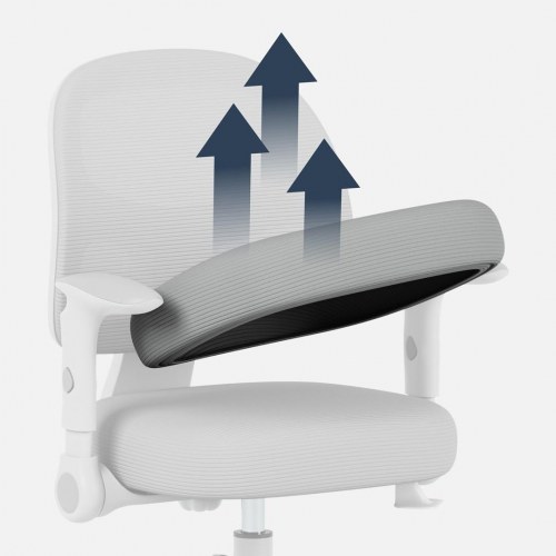 Kontorstol til børn MARK ADLER Junior 5.0 – grå, drejestol